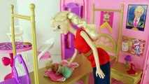 Frozen Anna & Kristoffs Baby Krista Gets Sick Disney Princess Barbie Parody Flashback Dis