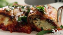 Recipe30 - Eggplant Rollatini - Gluten free cannelloni made with eggplant.