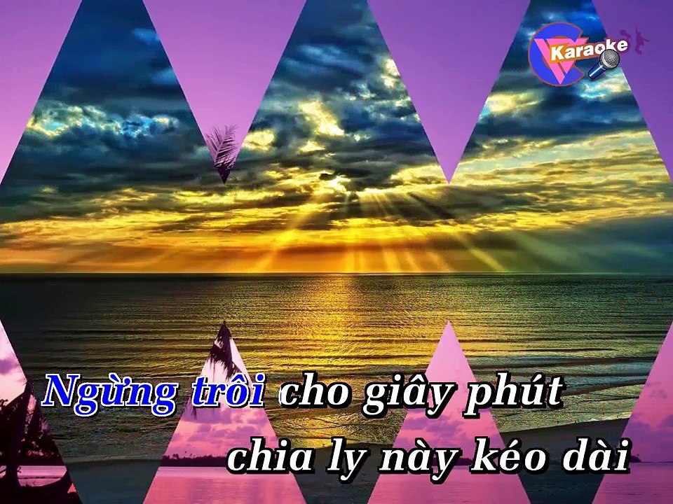 CHUYẾN TÀU HOÀNG HÔN - Karaoke HD