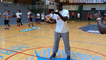 Paccelis Morlende anime un entraînement du France basket camps