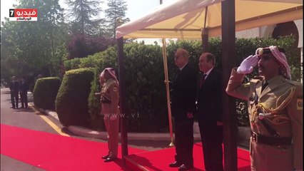 مراسم استقبال رسمية لرئيس الوزراء بالأردن