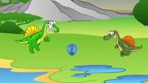 Dinosaurs VS Dinosaurs Spinosaurs Funny Cartoons For Children