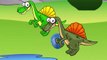 Dinosaurs VS Dinosaurs Spinosaurs Funny Cartoons For Children - Dino