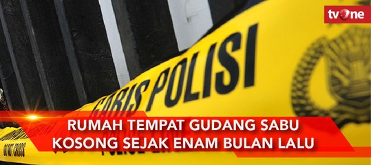Pak RW: Rumah Tempat Gudang Sabu Kosong Sejak 6 Bulan Lalu