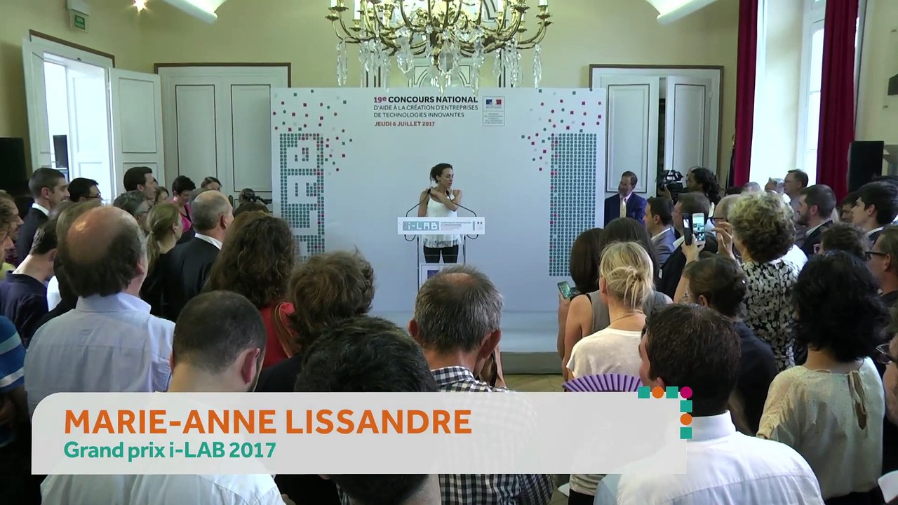 Remise des prix i-LAB 2017 - Marie-Anne Lissandre