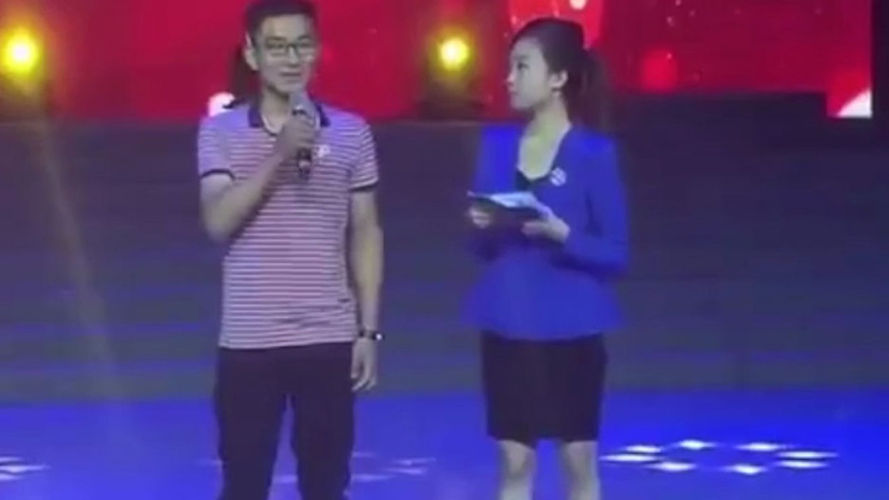 Une chinoise perd connaissance en direct
