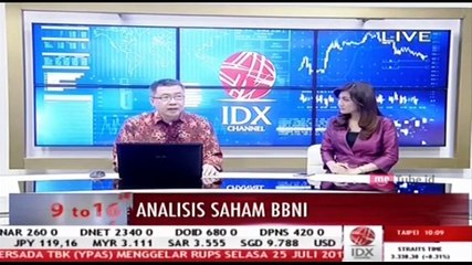 Analisis Saham BBNI oleh Hendra Martono
