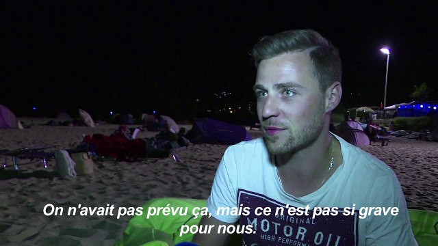 Incendie Bormes-les-Mimosas: on campe sur la plage