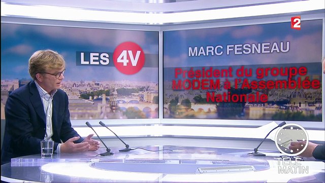 Les 4 Vérités - Marc Fesneau (MoDem) dénonce le bizutage fait par des députés LR à l’Assemblée