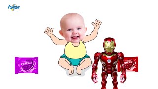 Bad Baby cryi orful Oreo & IronMan _ Cars for Kids TV