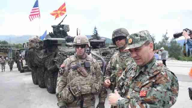 Maniobras militares de EEUU en Macedonia