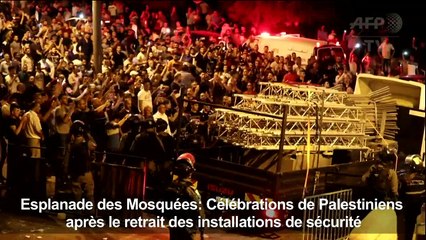 Jérusalem: célèbrations après retrait des détecteurs et caméras
