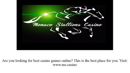 Casinos Online Games