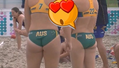 Miss Sport - Argentina vs Australia beach handball