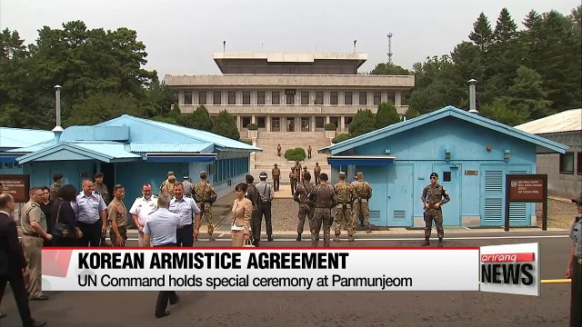 UN Command commemorates 64 years of Korean armistice agreement at ceremony in Panmunjeom