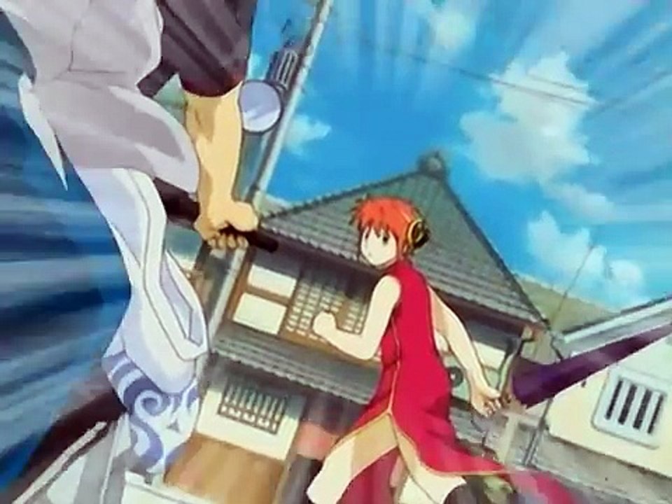 Watch anime: Gintoki meet Kagura