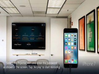 Wireless Screen Mirroring from iPhone 7 | Prijector