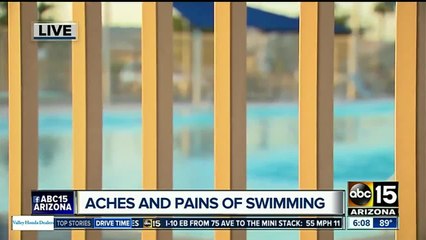 Aches and pains of swimming this summer