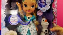 Frozen Elsa Snow Glow Toddler Doll DisneyCarToys Toy Singing Let It Go and Olaf Snowman Ca