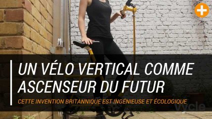 Un vélo vertical comme ascenseur du futur