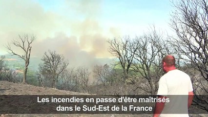 Les incendies en passe d'être maîtrisés en France