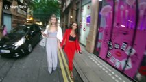Olivia Bentley and Tina Stinnes attend Mean Girls event in London
