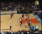 Fred Jones takes the feed from Stephon Marbury and finishes