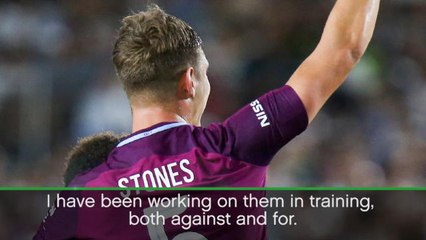 Stones has been working on scoring in Man City training