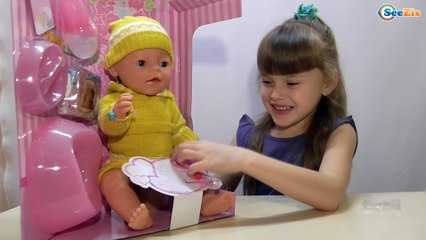 ✔ Кукла Беби Борн. Распаковка Новогоднего подарка от Поли / Baby Born / Polya unboxing new doll ✔