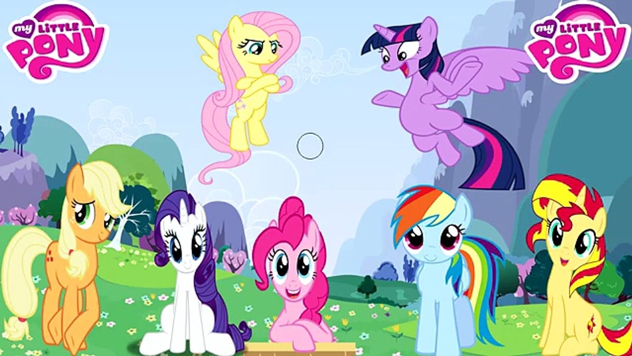 MY LITTLE PONY Transforms into MERMAIDS Rainbow Dash Applejack │MLP Mane 6 Coloring videos