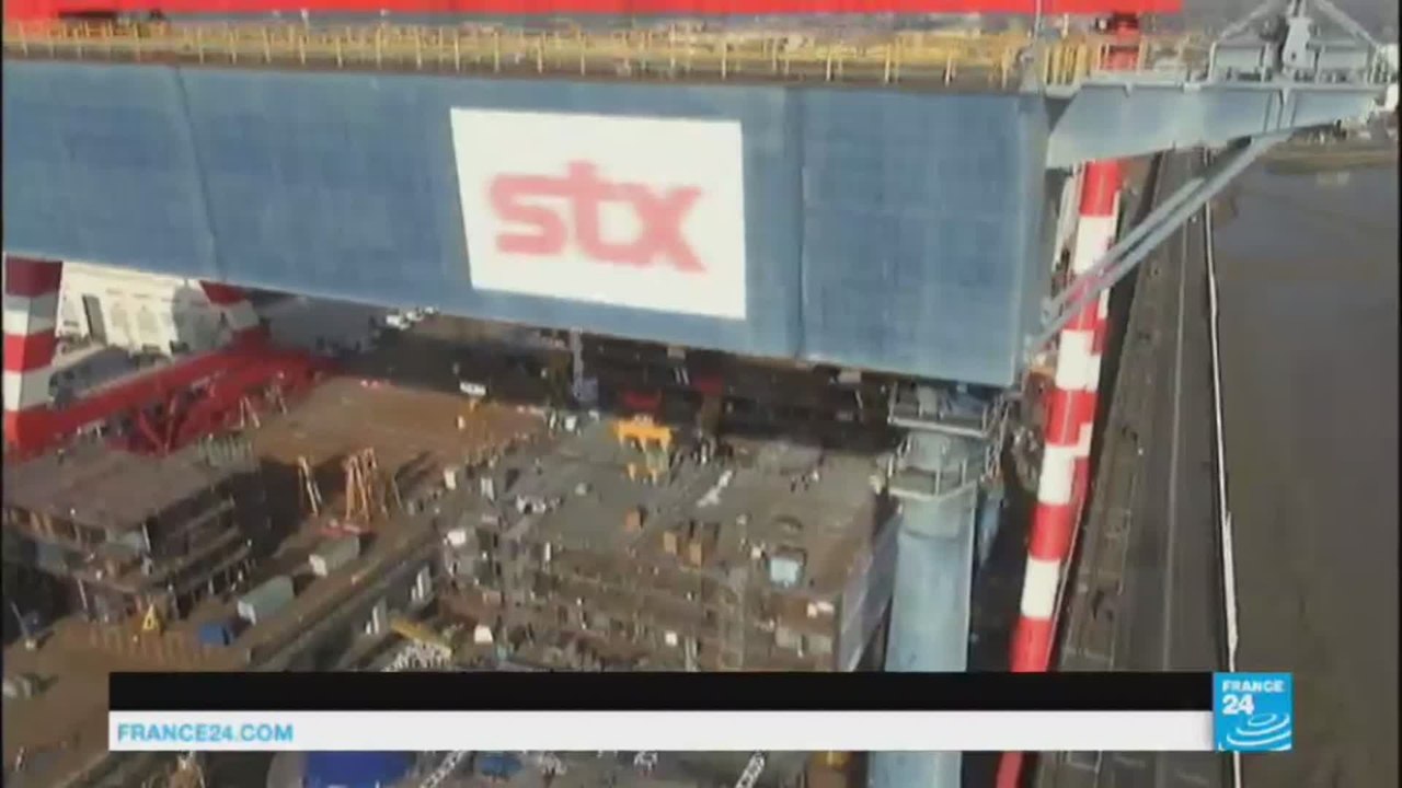 La France annonce la nationalisation temporaire des chantiers navals de Saint-Nazaire