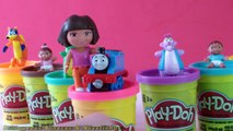 Una y una en un tiene una un en y y bebé la Sí amigos plastilina jugar Dora aventurera mell chan thomas sandía doh rutina