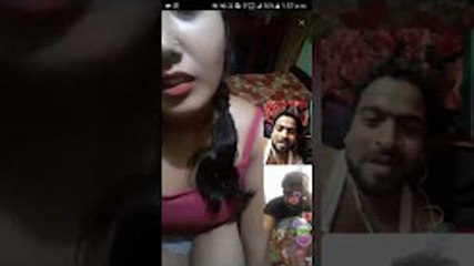 Leaked video call recording with boyfriend - Girl video from my phone  #003