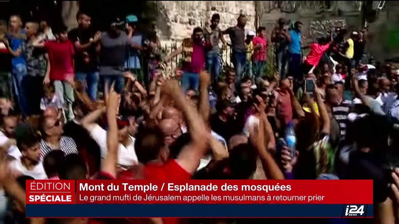 Crise du Mont du Temple / Esplanade des Mosquées: Des milliers de fidèles musulmans ont répondu à l'appel du Waqf