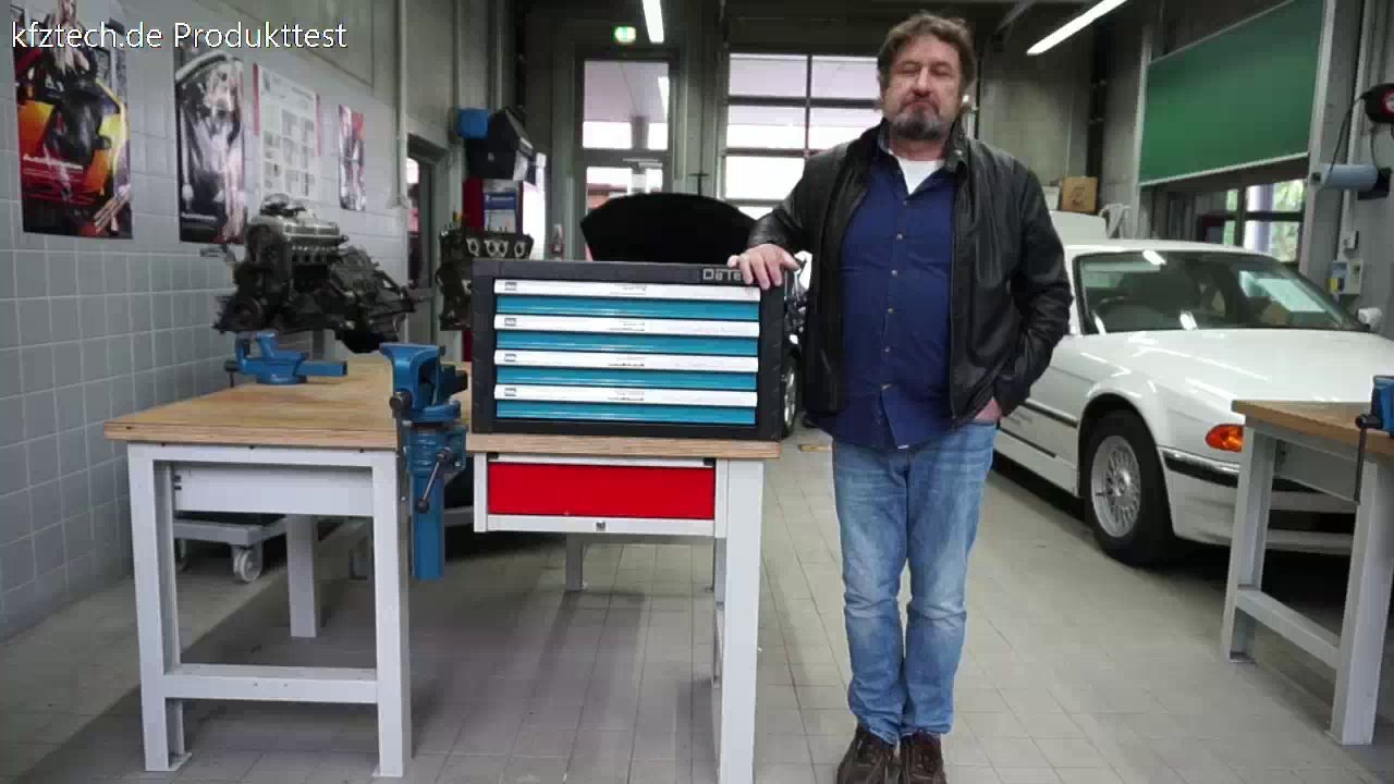 Produkttest einer Werkzeugkiste von detec