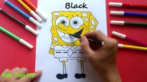 Por para colorear colores dibujo para Niños Aprender páginas Bob Esponja esponja para color