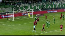 Guillermo Molins penalty Goal HD - Panathinaikos 1 - 0 Gabala  - 27.07.2017 (Full Replay)