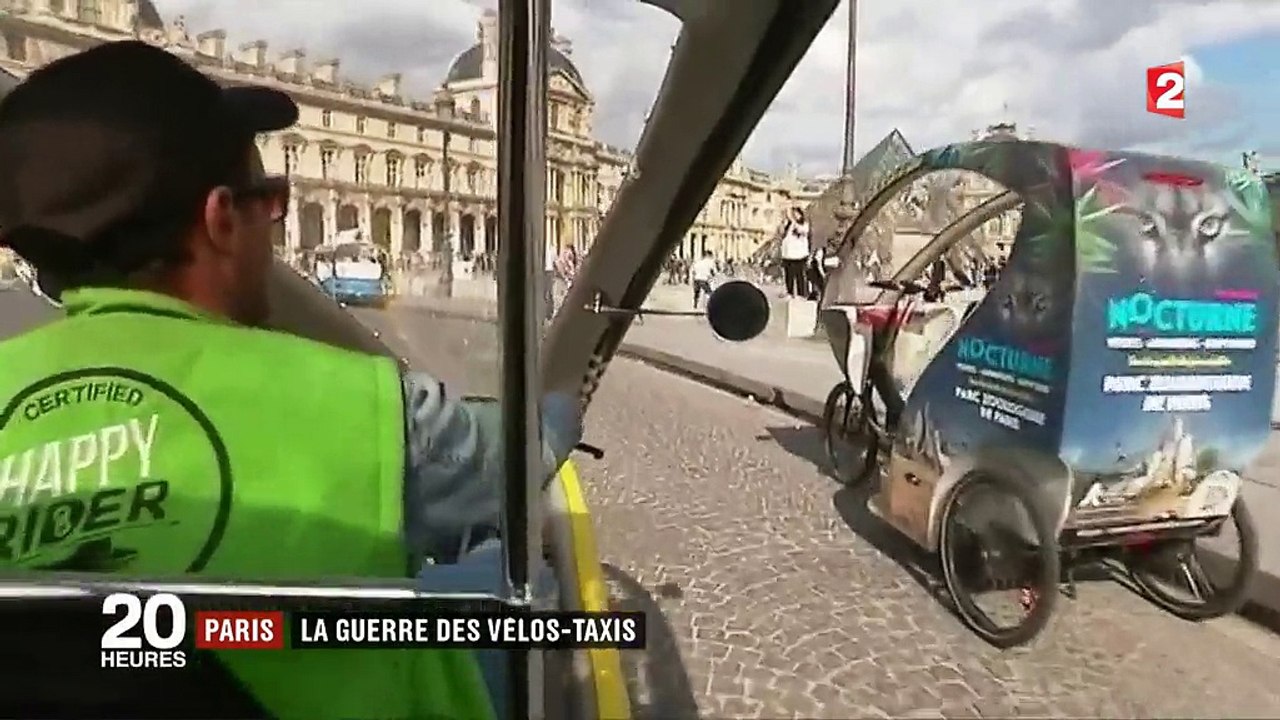 Paris : la guerre des vélos-taxis