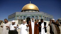 Palestinians celebrate removal of Israeli security at al-Aqsa