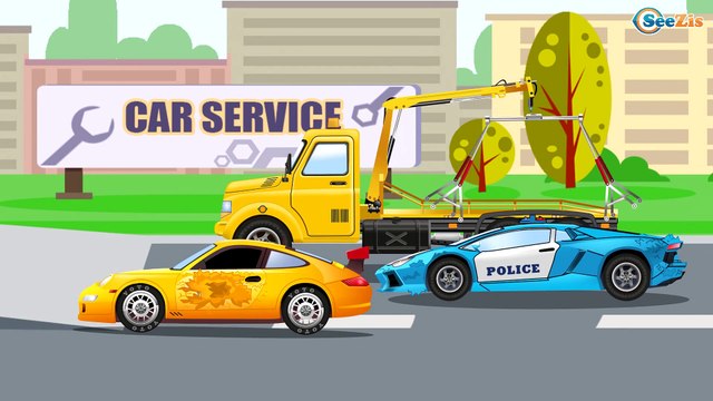 Видео для детей - Монстр Трак в мультике. Мультфильмы для Детей про Машинки