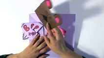 zelf envelop maken - eenvoudige briefomslag knutselen van tijdschriftenpapier / bont papie