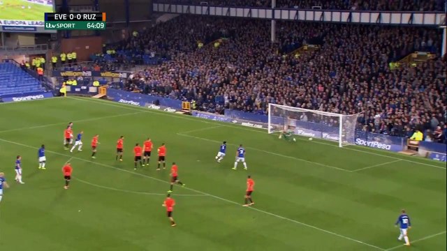 Leighton Baines Goal - Everton vs Ruzomberok 1-0 27.07.2017 (HD)
