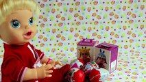 Para y masha oso de muñeca pupsiki elayv Sonia abre juguetes Kinder princesa Barbie