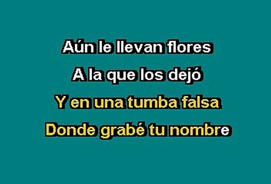 LOS TIGRES - LA TUMBA FALSA (KARAOKE)