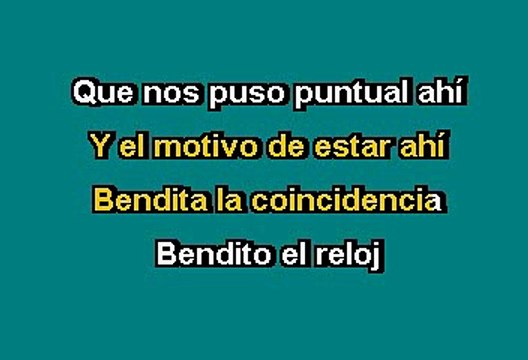 Maná Con Juan Luis Guerra - Bendita Tu Luz (Karaoke)