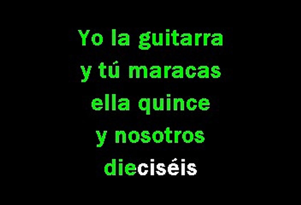 Maracas  - Joan Sebastian y Alberto Vazquez (Karaoke)
