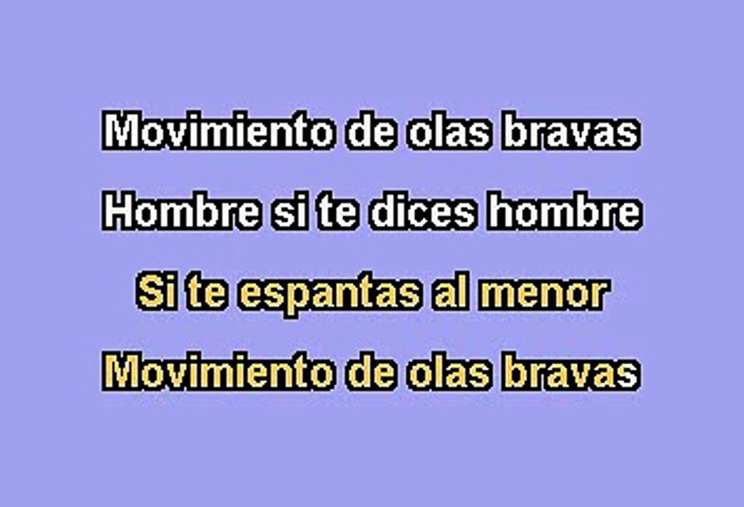 Napoleón - Hombre (Karaoke)