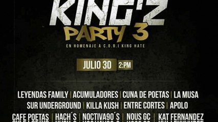 Kingz Party 3- Armenia-30 de Julio- Invitación de Kabster - Kabster