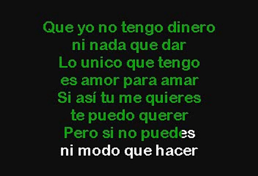 A.B. Quintalla III y Los Kumbia Kings & Juan Gabriel & El Gran Silencie  - No Tengo Dinero (Karaoke con voz guia)