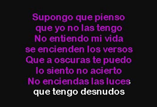 Alejandro Sanz - Cuando Nadie Me Ve (Karaoke)